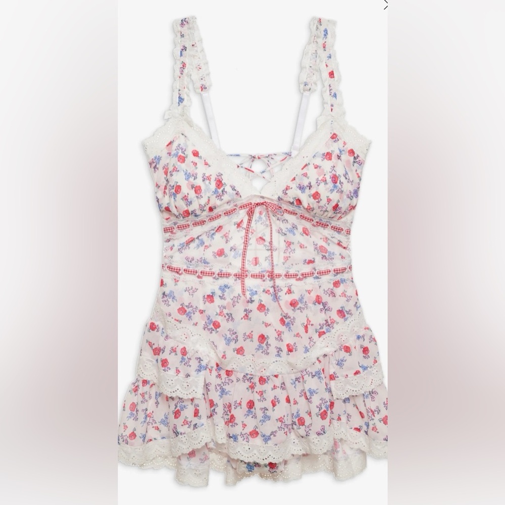 💕For Love And Lemons Ditsy Day Floral Dress